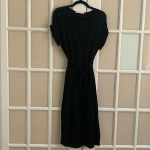 ZARA TRF BLACK MID DRESS